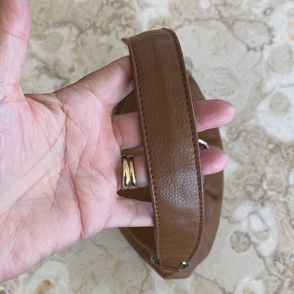 St. John’s Bay 100% Leather Horsebit Hobo Bag - Picture 9 of 15